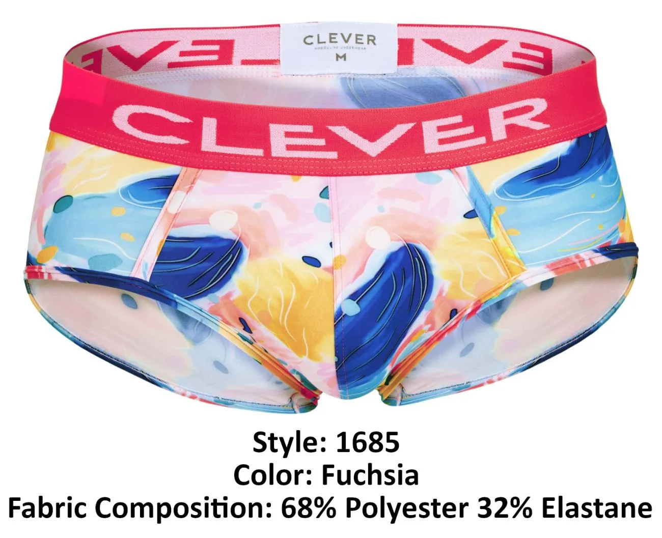 Clothing_Clever_Mens Underwear Clever 1685 Lienzo Briefs Color Fuchsia