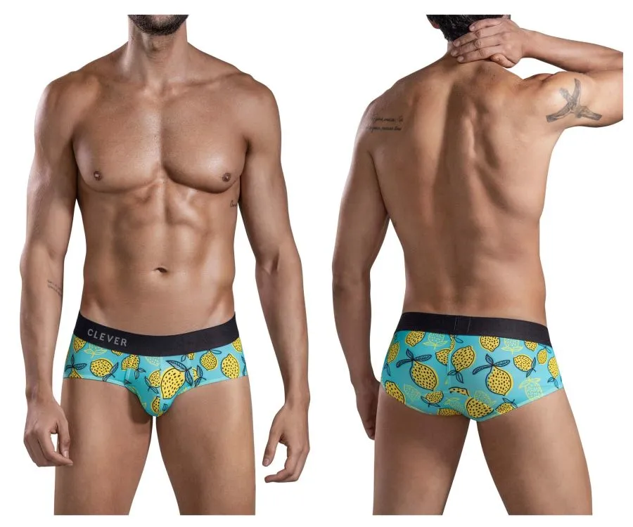 Clothing_Clever_Mens Underwear Clever 1687 Lemons Briefs Color Blue