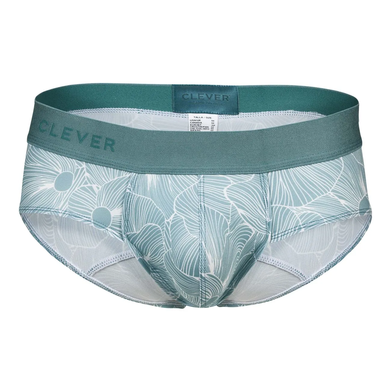 Clothing_Clever_Mens Underwear Clever 1730 Rose Briefs Color Green
