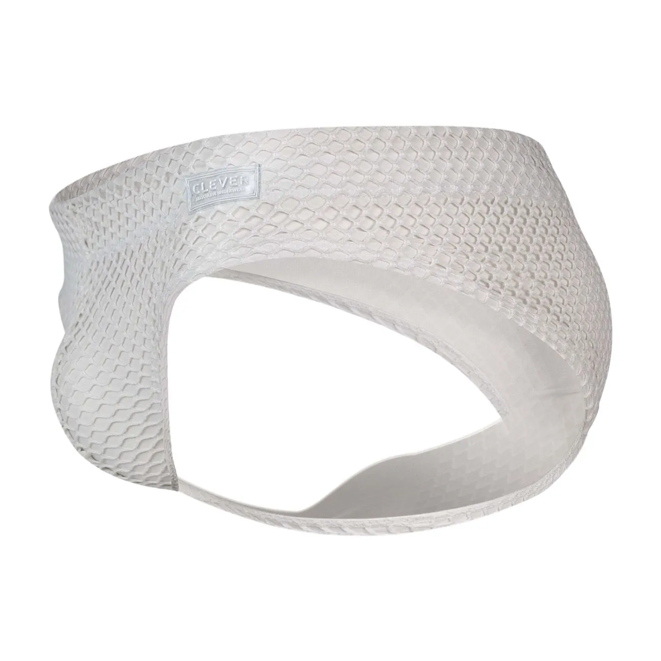 Clothing_Clever_Mens Underwear Clever 1743 Island Swim Briefs Color White