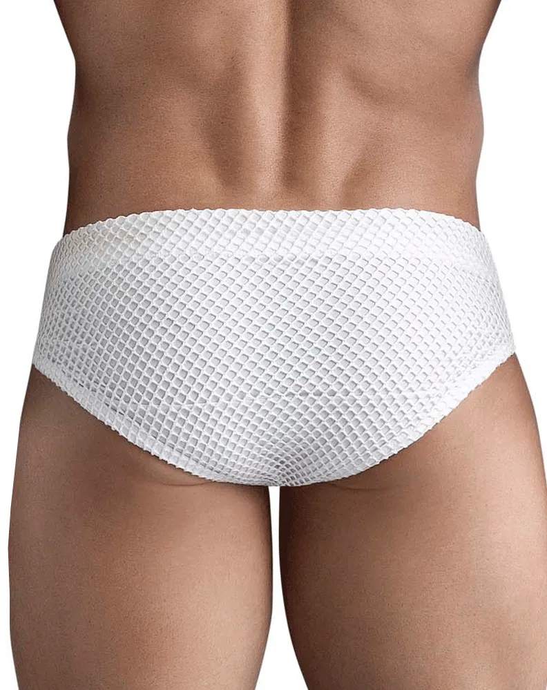 Clothing_Clever_Mens Underwear Clever 1743 Island Swim Briefs White