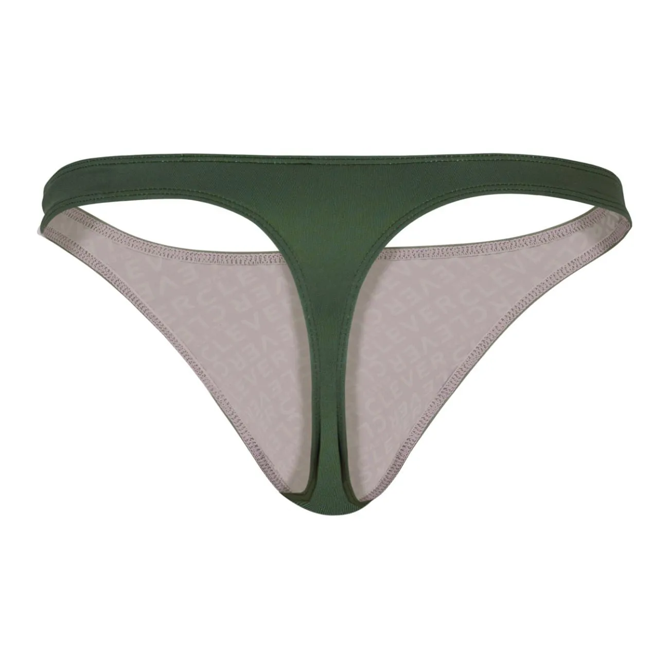 Clothing_Clever_Mens Underwear Clever 1745 Optimo Thongs Color Green