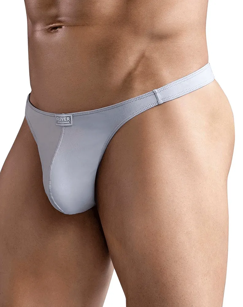 Clothing_Clever_Mens Underwear Clever 1745 Optimo Thongs Gray