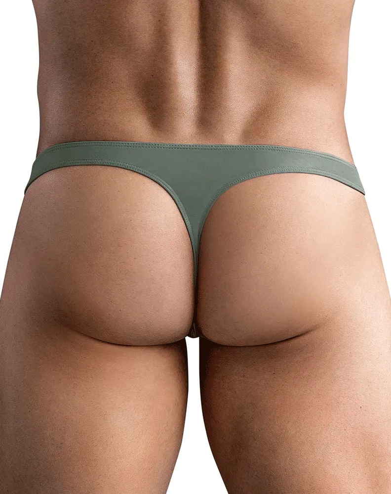 Clothing_Clever_Mens Underwear Clever 1745 Optimo Thongs Green