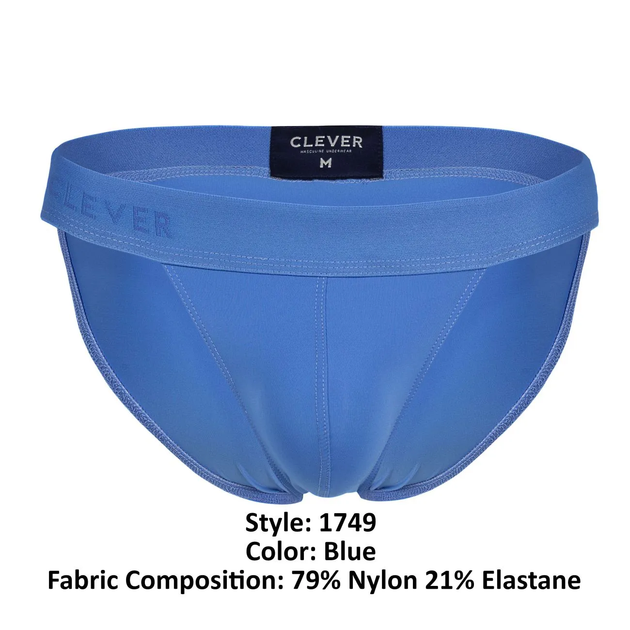 Clothing_Clever_Mens Underwear Clever 1749 Eco Bikini Color Blue