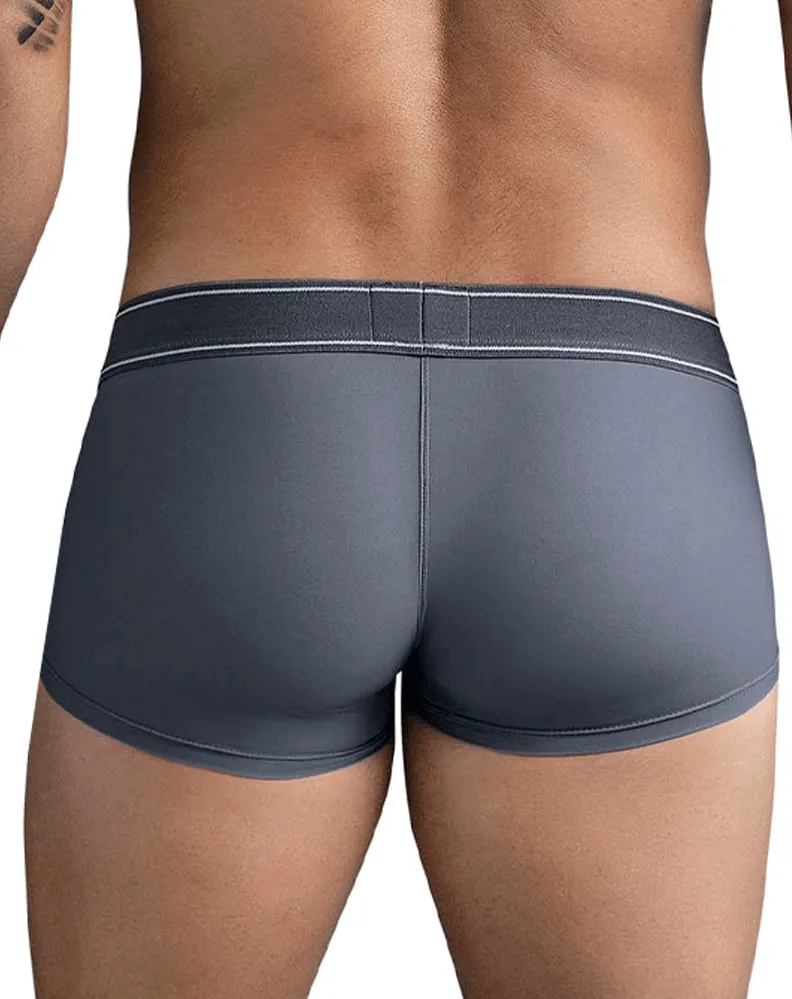 Clothing_Clever_Mens Underwear Clever 1751 Craftiness Trunks Dark Gray