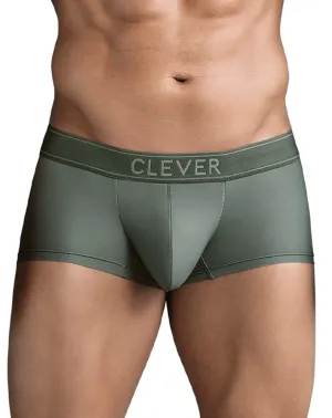 Clothing_Clever_Mens Underwear Clever 1751 Craftiness Trunks Green