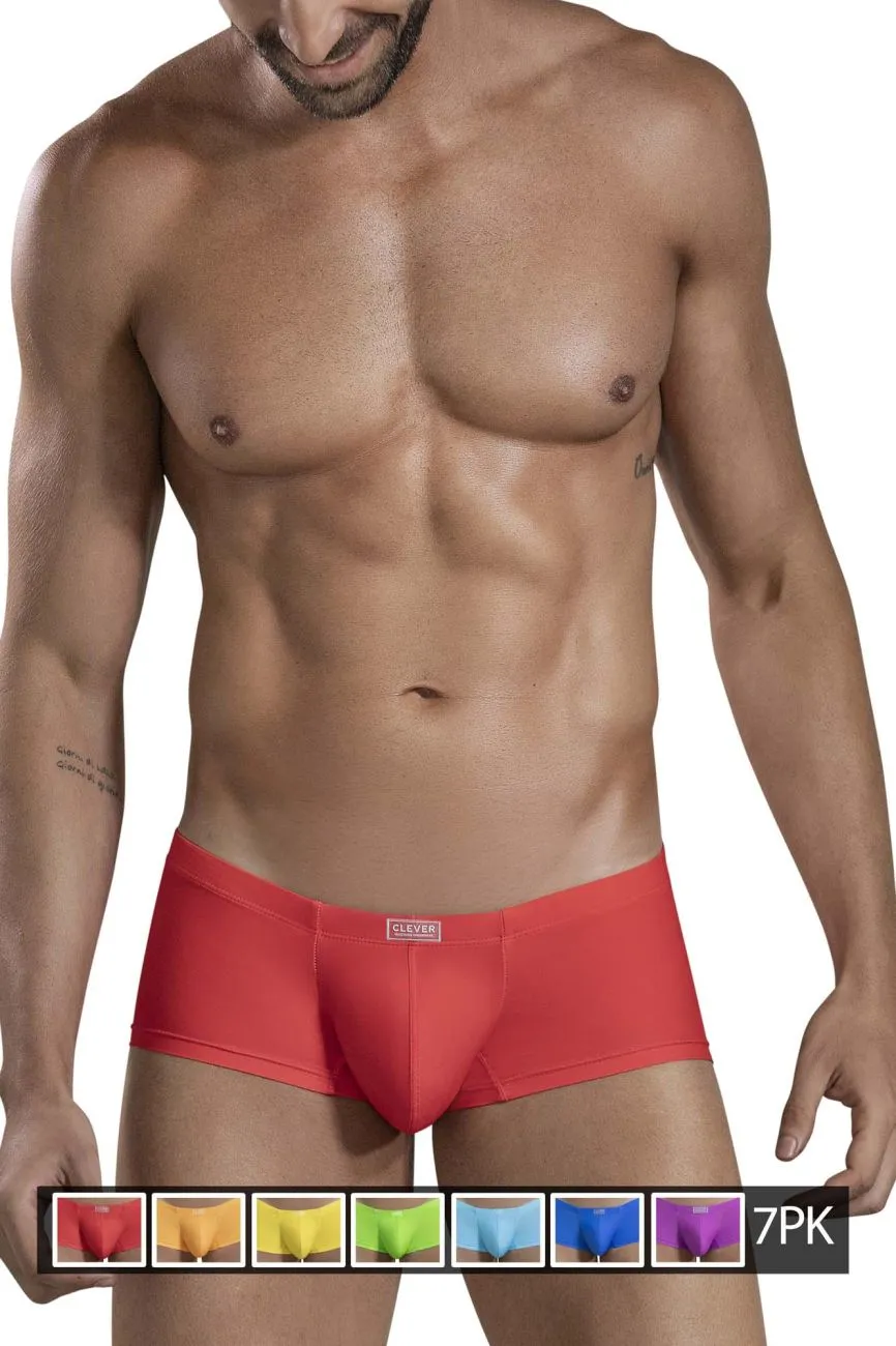 Clothing_Clever_Mens Underwear Clever 229946 7PK Pride Trunks Color Multi-colored