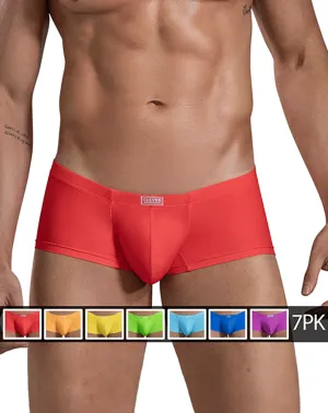 Clothing_Clever_Mens Underwear Clever 229946 7pk Trunks Multi-colored