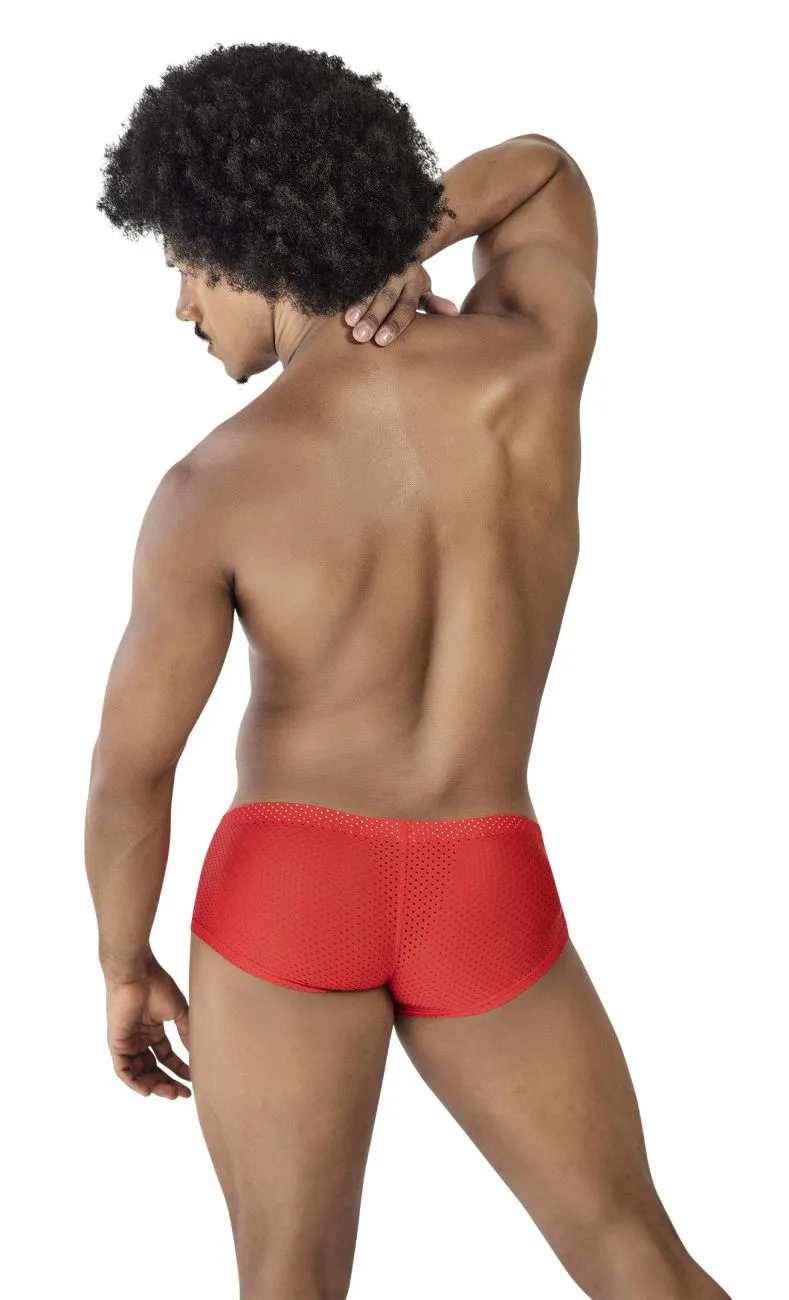 Clothing_Clever_Mens Underwear Clever 229947 3PK Autralian Latin Trunks Color Black-Red-Blue