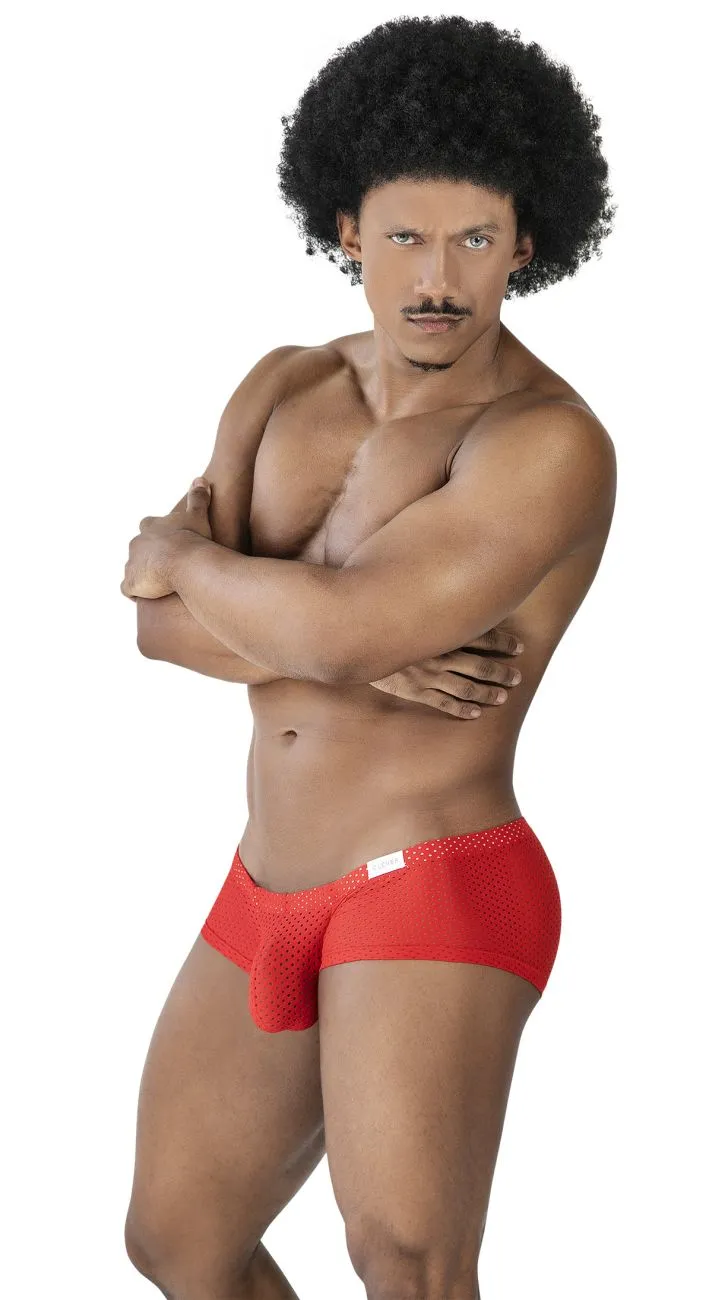 Clothing_Clever_Mens Underwear Clever 229947 3PK Autralian Latin Trunks Color Black-Red-Blue