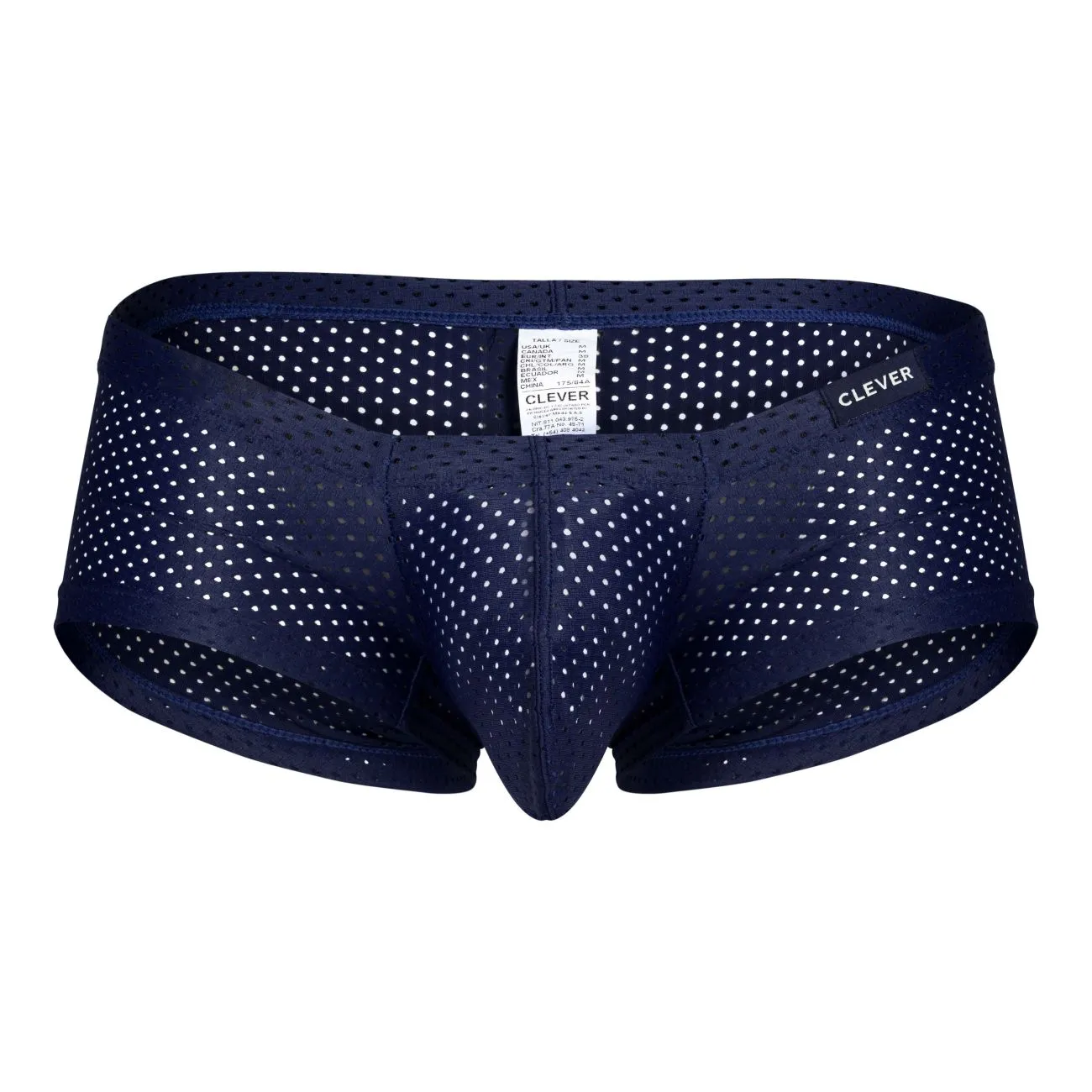Clothing_Clever_Mens Underwear Clever 229947 3PK Autralian Latin Trunks Color Black-Red-Blue