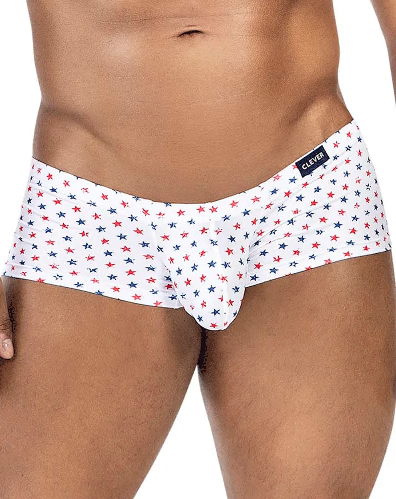 Clothing_Clever_Mens Underwear Clever 229949 3-Pack Australian Latin Trunks Red-blue-white