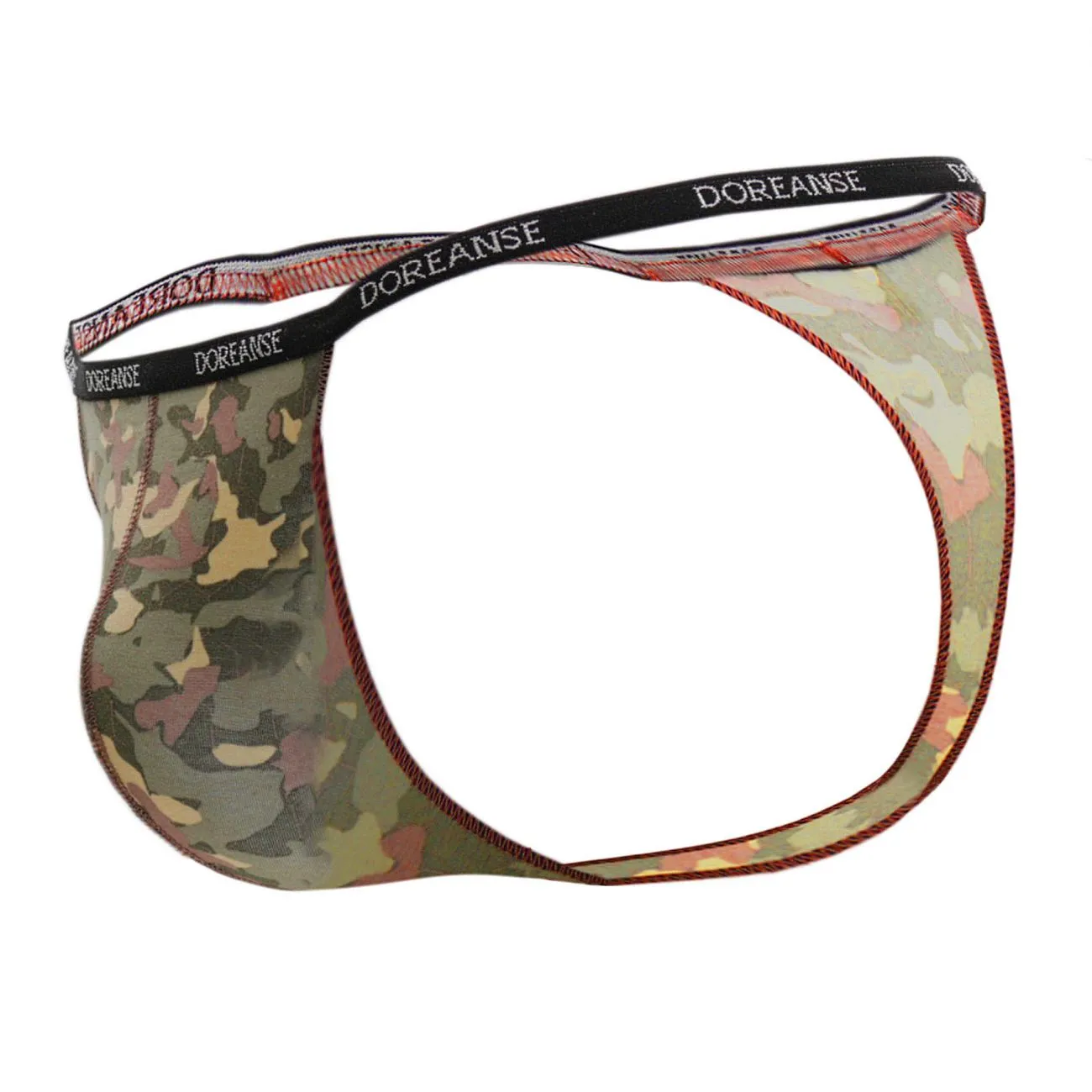 Clothing_Doreanse_Mens Underwear Doreanse 1312-PRN Camouflage Thong Color Printed
