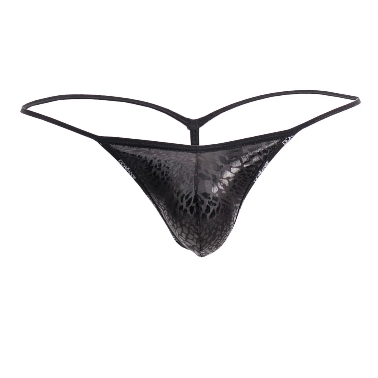 Clothing_Doreanse_Mens Underwear Doreanse 1326-PAN Flashy G-String Color Black Panther