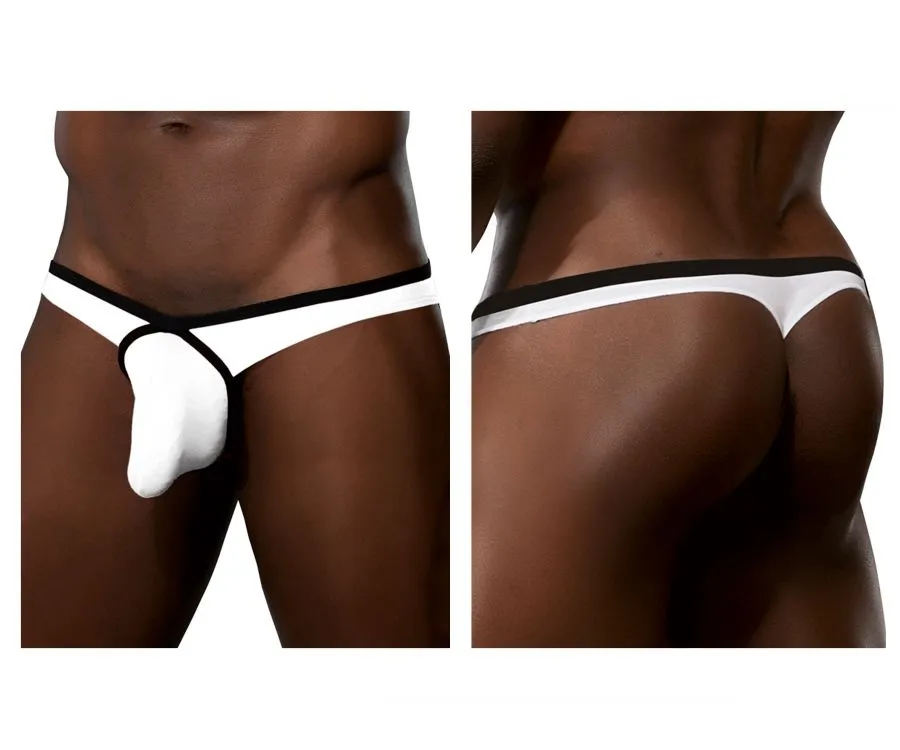 Clothing_Doreanse_Mens Underwear Doreanse 1332-WHT Loop Thong Color White