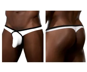 Clothing_Doreanse_Mens Underwear Doreanse 1332-WHT Loop Thong Color White