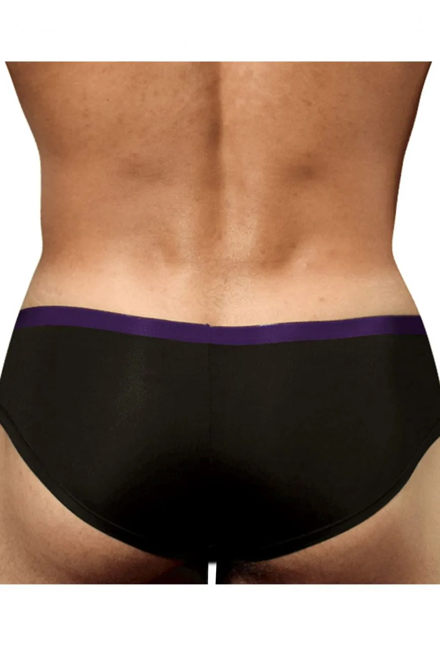 Clothing_Doreanse_Mens Underwear Doreanse 1377-BLK Boost Cheeky Brief Color Black
