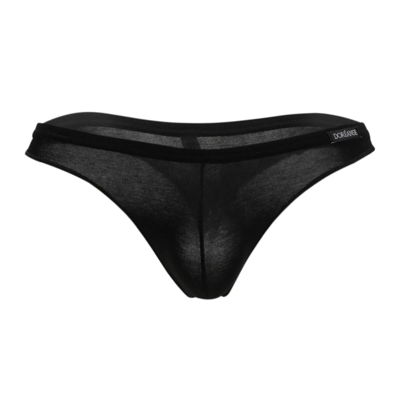Clothing_Doreanse_Mens Underwear Doreanse 1392-BLK Euro Thong Color Black