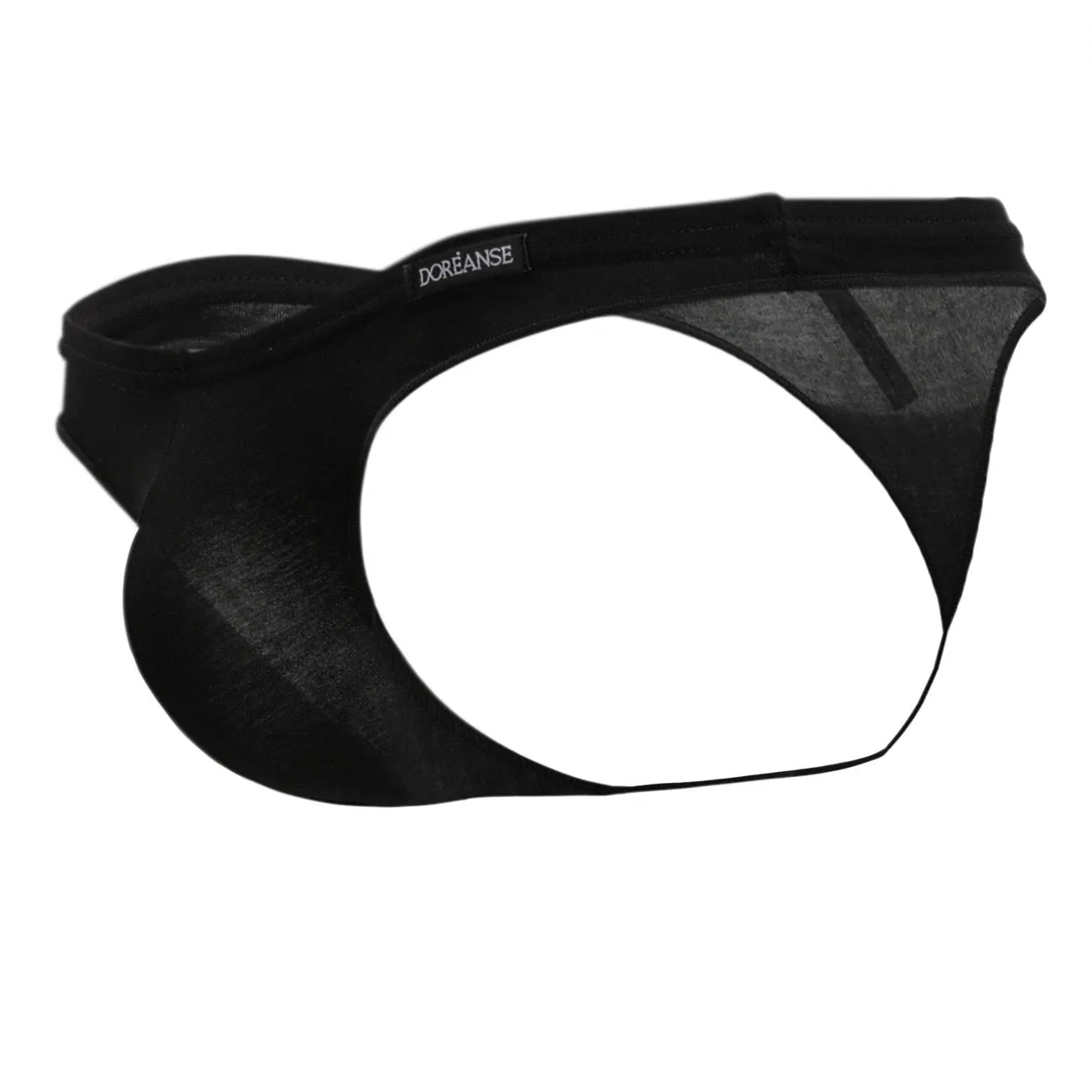 Clothing_Doreanse_Mens Underwear Doreanse 1392-BLK Euro Thong Color Black
