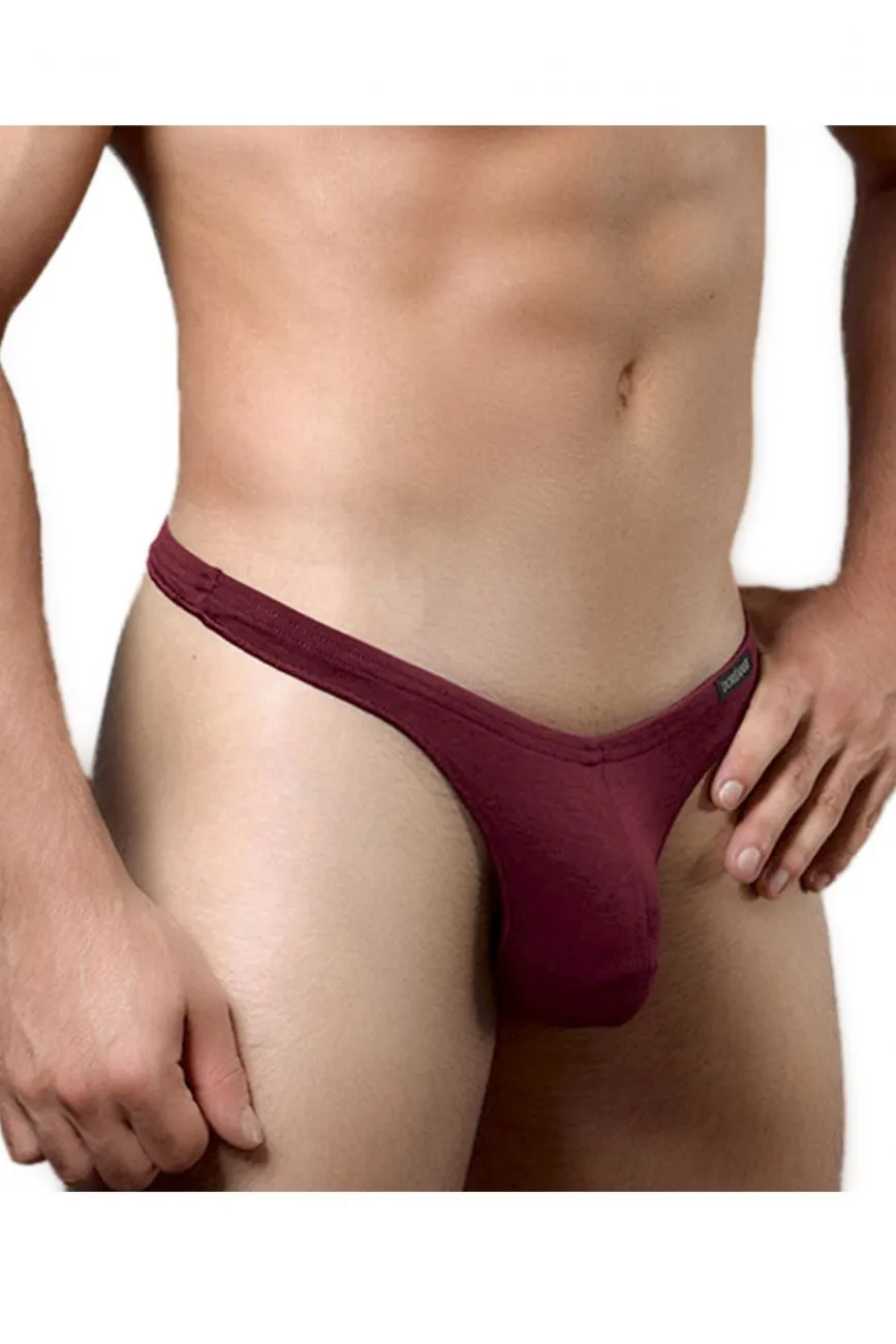 Clothing_Doreanse_Mens Underwear Doreanse 1392-BRD Euro Thong Color Bordeaux