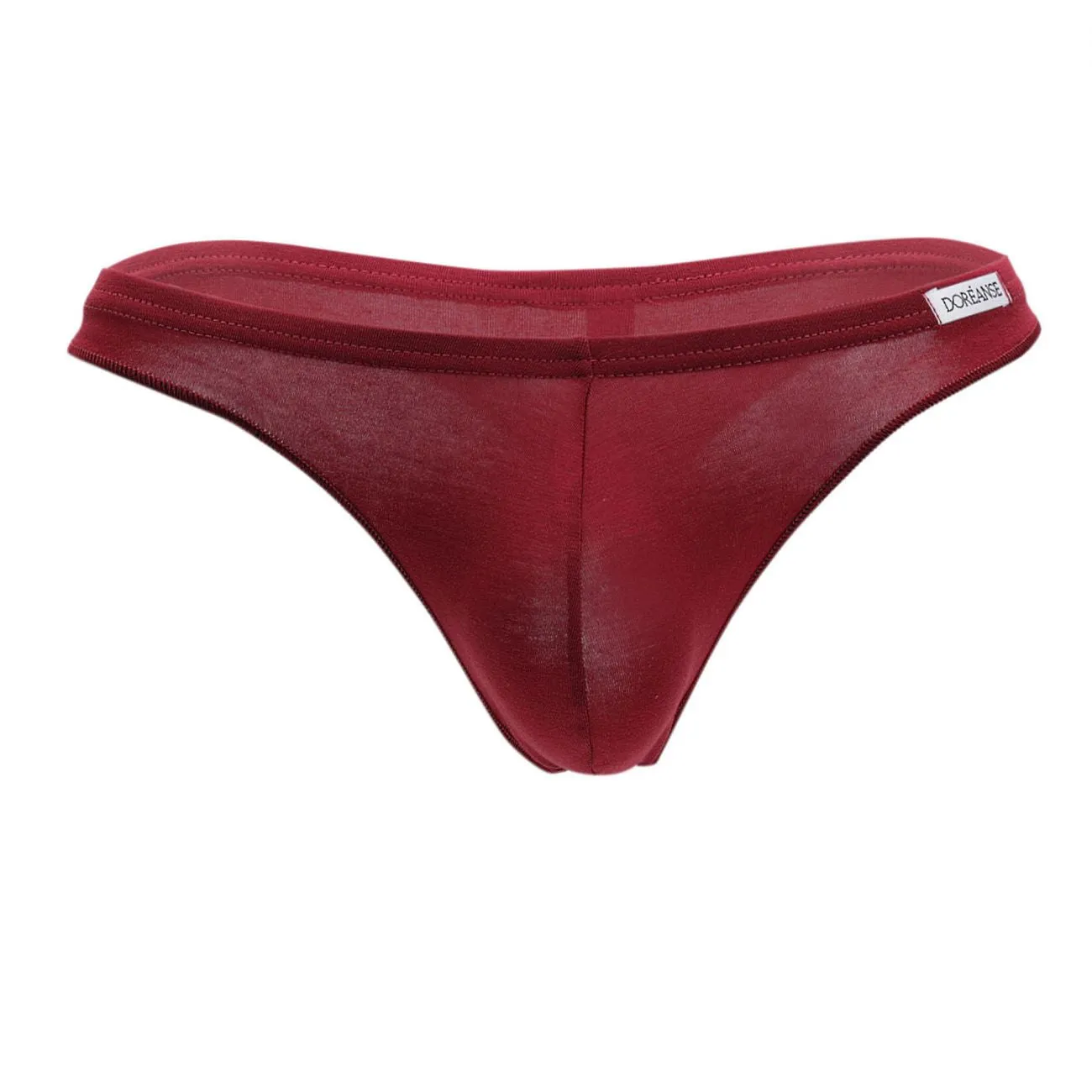 Clothing_Doreanse_Mens Underwear Doreanse 1392-BRD Euro Thong Color Bordeaux