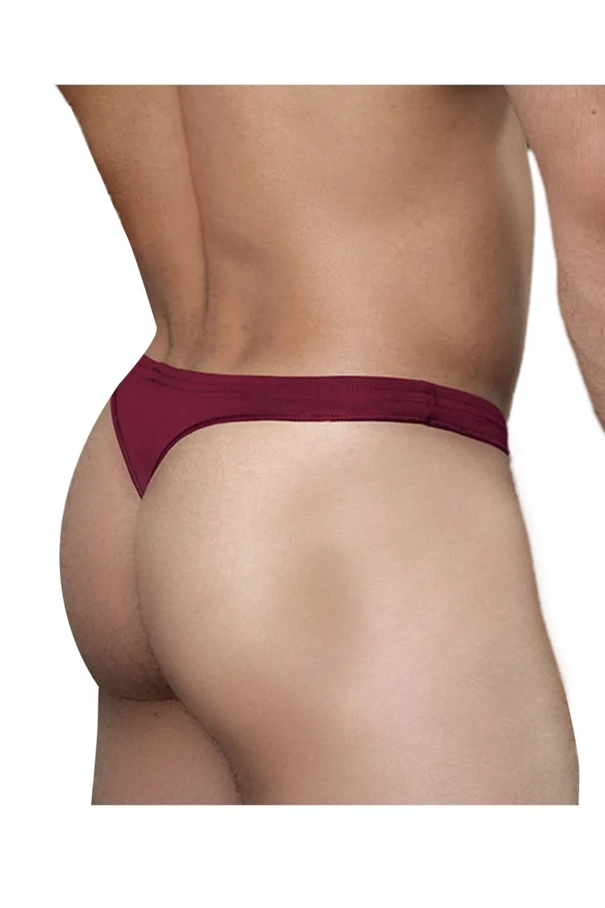Clothing_Doreanse_Mens Underwear Doreanse 1392-BRD Euro Thong Color Bordeaux