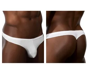 Clothing_Doreanse_Mens Underwear Doreanse 1392-WHT Euro Thong Color White