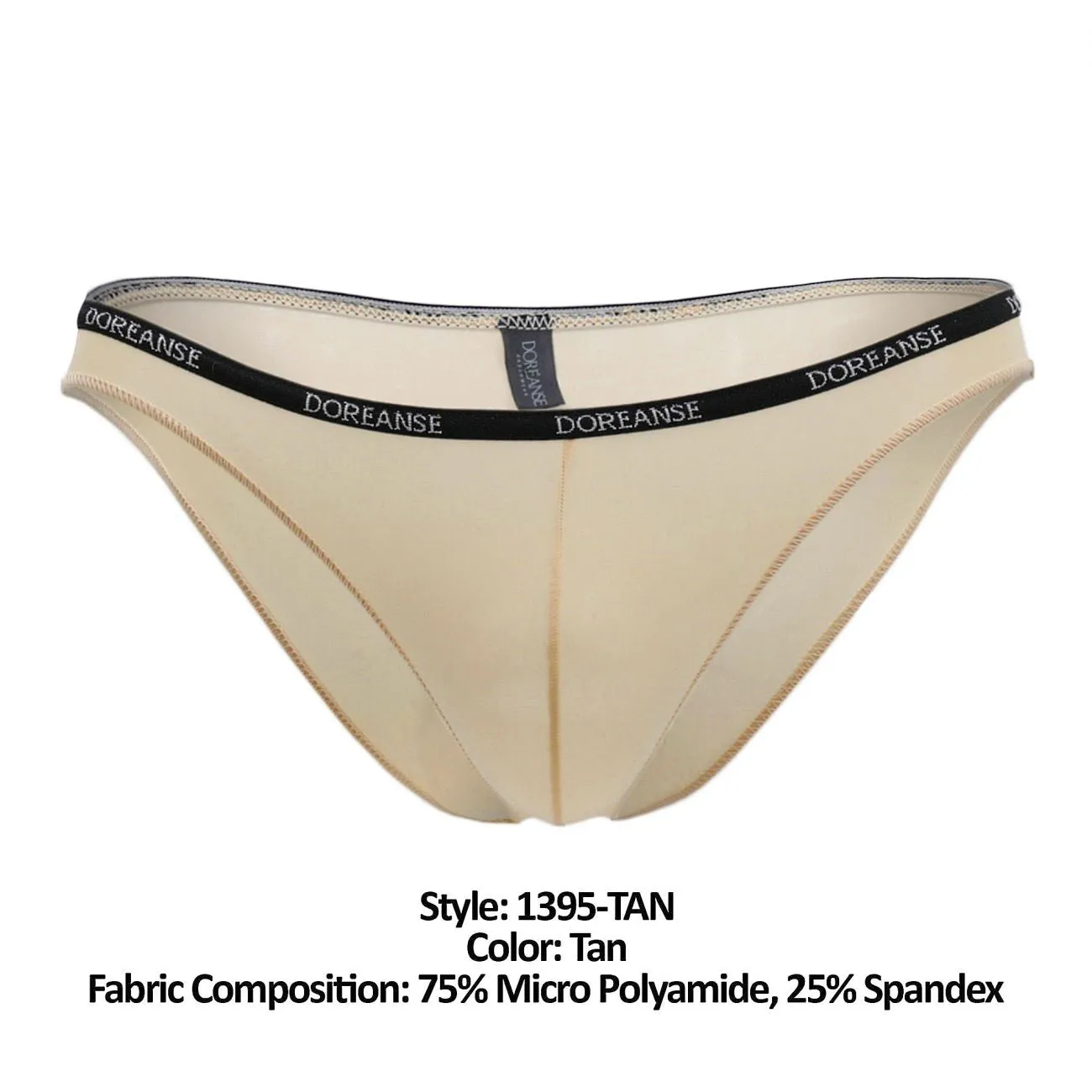 Clothing_Doreanse_Mens Underwear Doreanse 1395-TAN Aire Bikini Color Tan