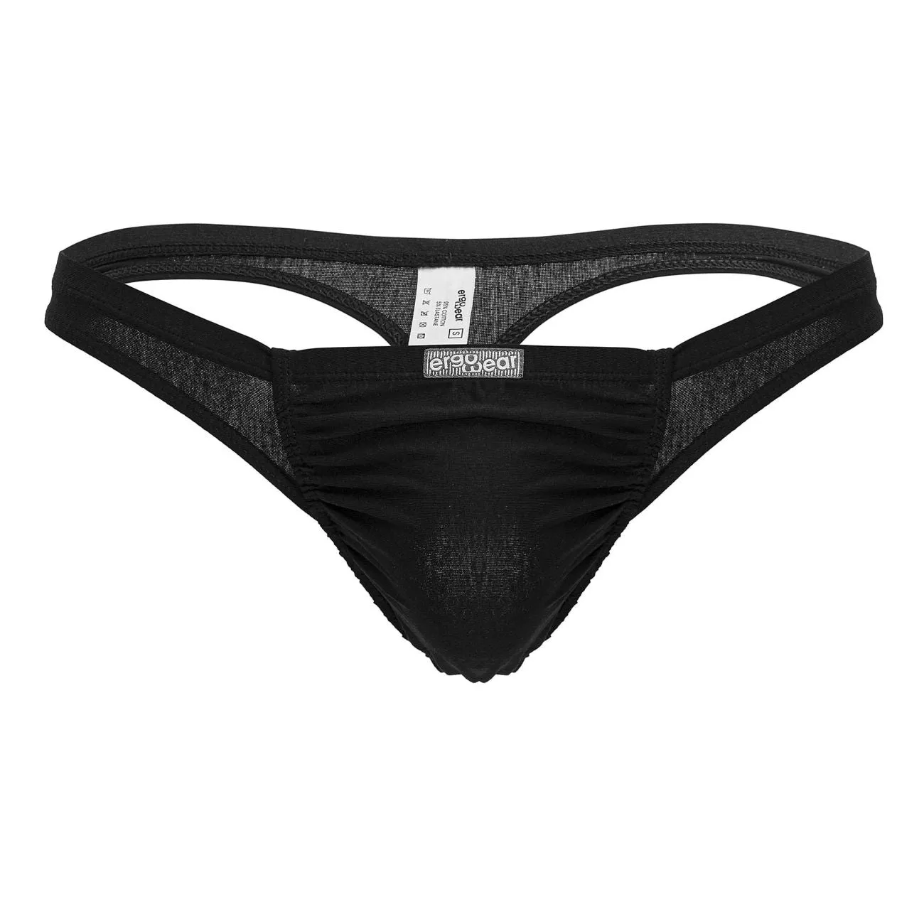 Clothing_Ergowear_Mens Underwear ErgoWear EW1726 FEEL GR8 Cotton Thongs Color Black