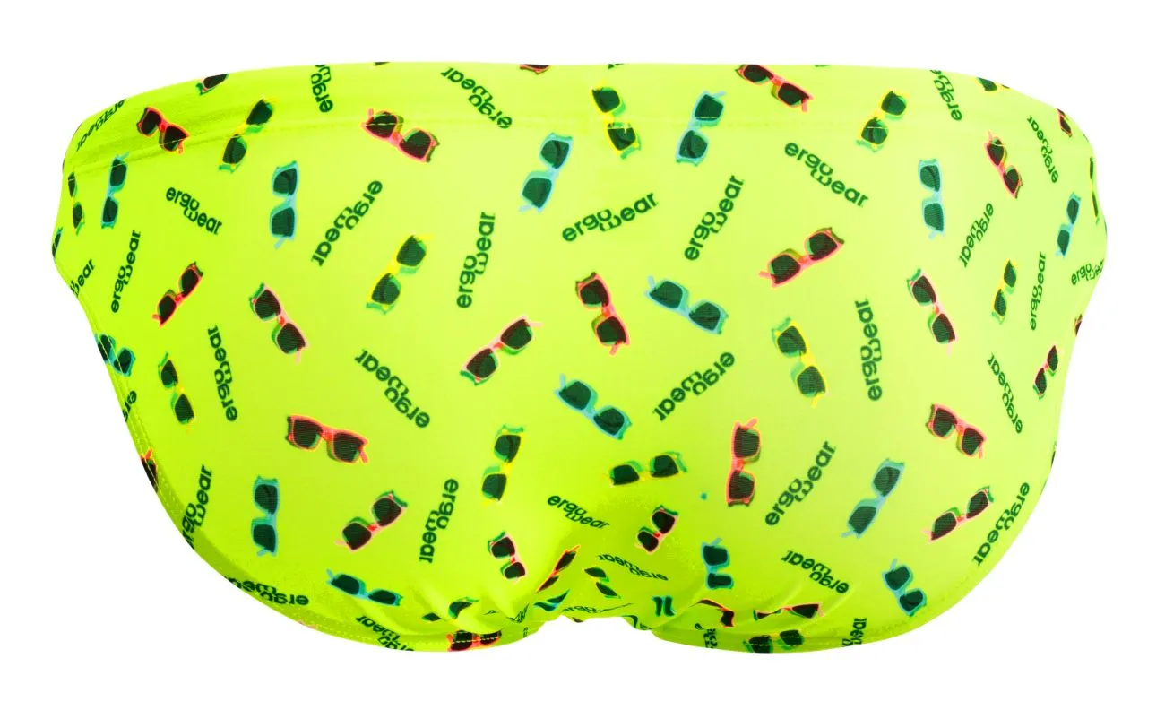 Clothing_Ergowear_Mens Underwear ErgoWear EW1765 X4D SW Swim Briefs Color Bright Yellow