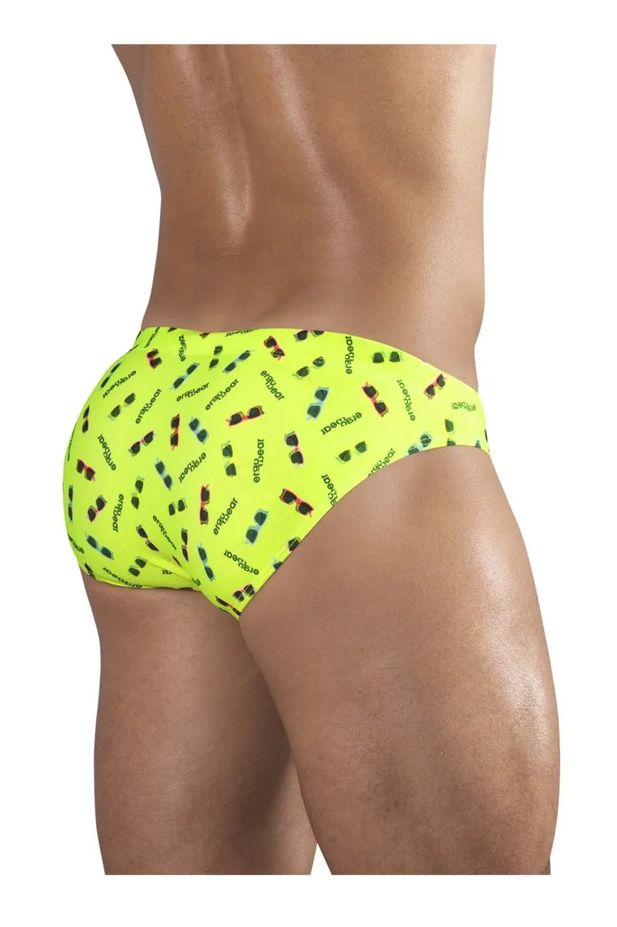 Clothing_Ergowear_Mens Underwear ErgoWear EW1765 X4D SW Swim Briefs Color Bright Yellow