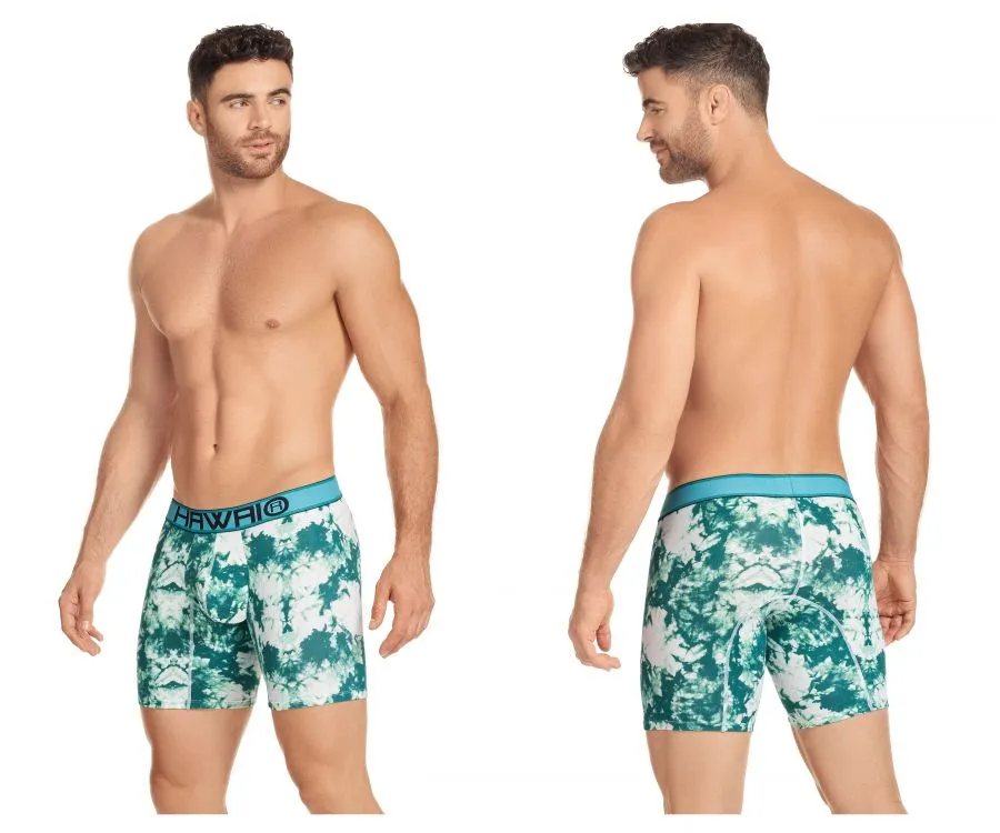 Clothing_Hawair_Mens Underwear HAWAI 41953 Boxer Briefs Color Mint Cream