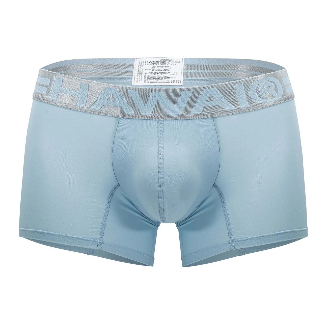 Clothing_Hawair_Mens Underwear HAWAI 41977 Microfiber Boxer Briefs Color Light Blue