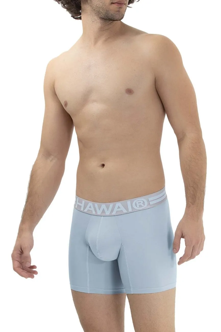 Clothing_Hawair_Mens Underwear HAWAI 41977 Microfiber Boxer Briefs Color Light Blue
