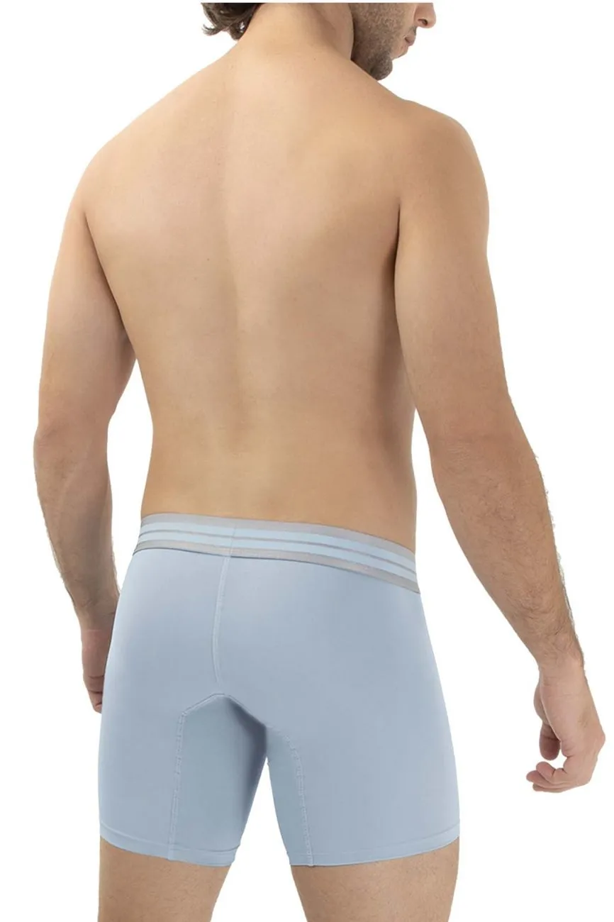 Clothing_Hawair_Mens Underwear HAWAI 41977 Microfiber Boxer Briefs Color Light Blue