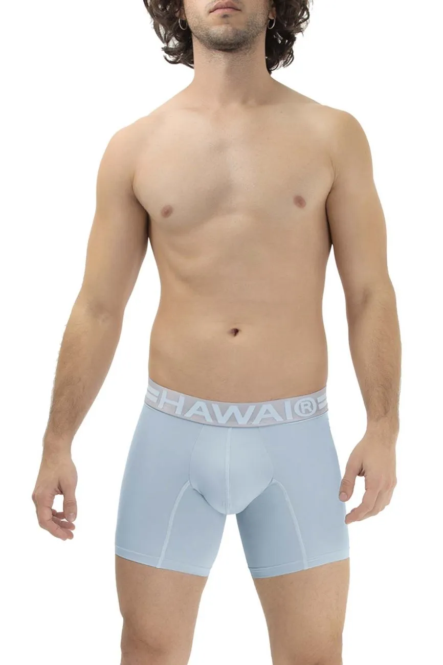 Clothing_Hawair_Mens Underwear HAWAI 41977 Microfiber Boxer Briefs Color Light Blue