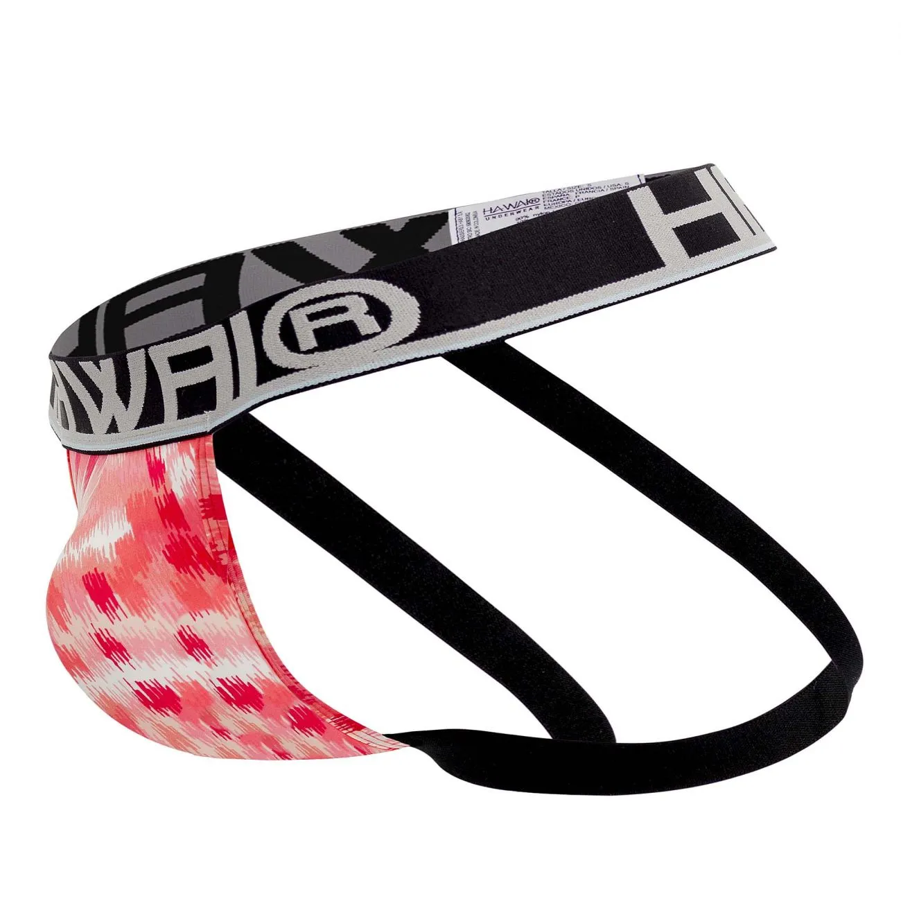 Clothing_Hawair_Mens Underwear HAWAI 42052 Spots Athletic Jockstrap Color Red