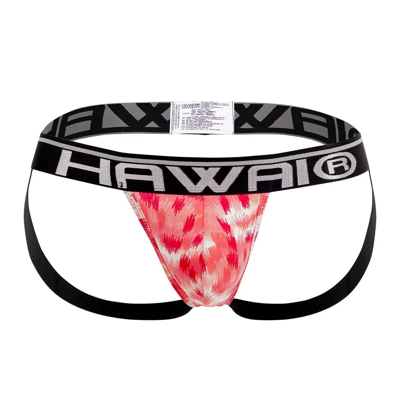 Clothing_Hawair_Mens Underwear HAWAI 42052 Spots Athletic Jockstrap Color Red