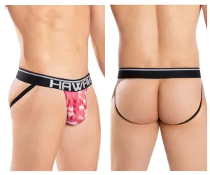 Clothing_Hawair_Mens Underwear HAWAI 42052 Spots Athletic Jockstrap Color Red