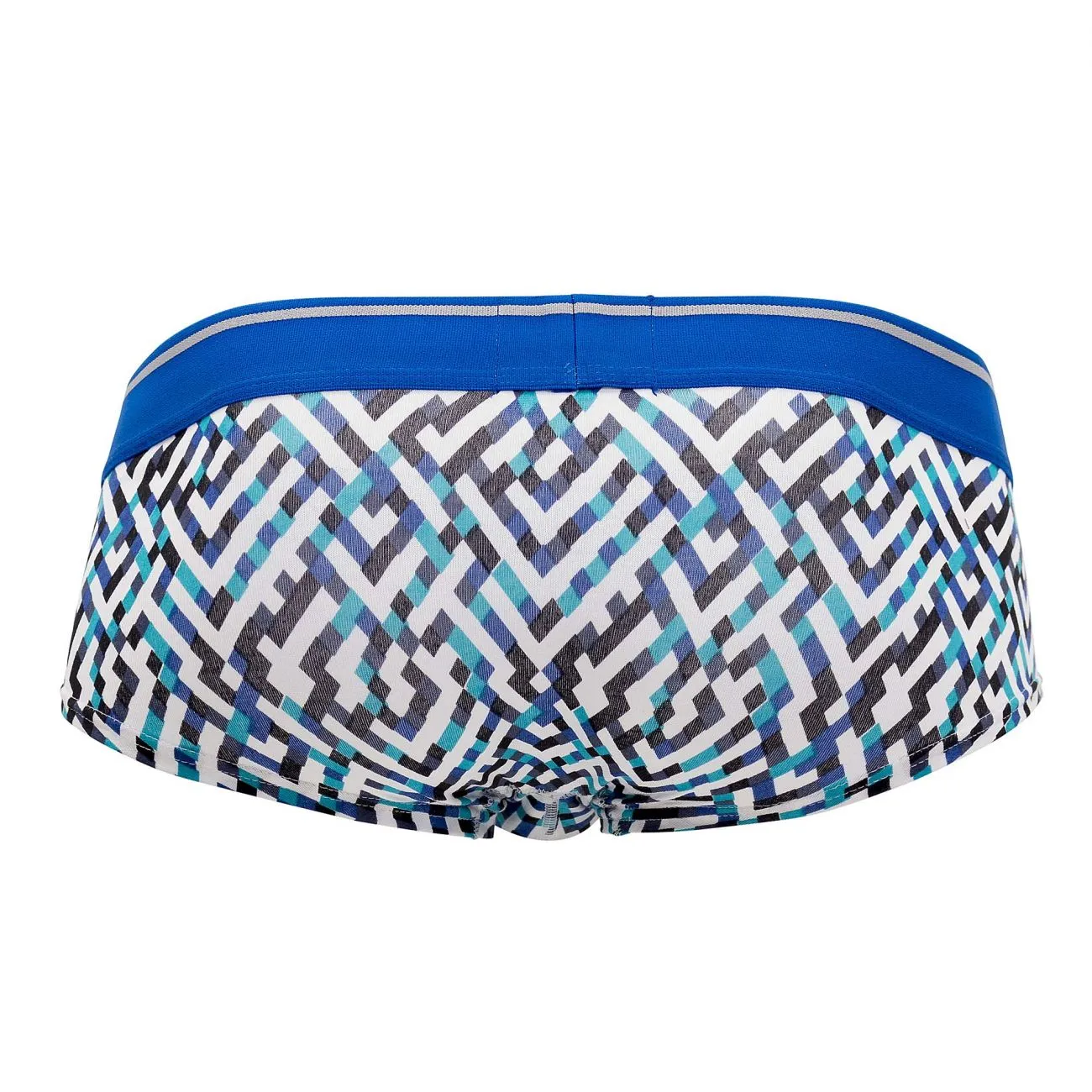 Clothing_Hawair_Mens Underwear HAWAI 42135 Geometric Mini Trunks Color Royal Blue