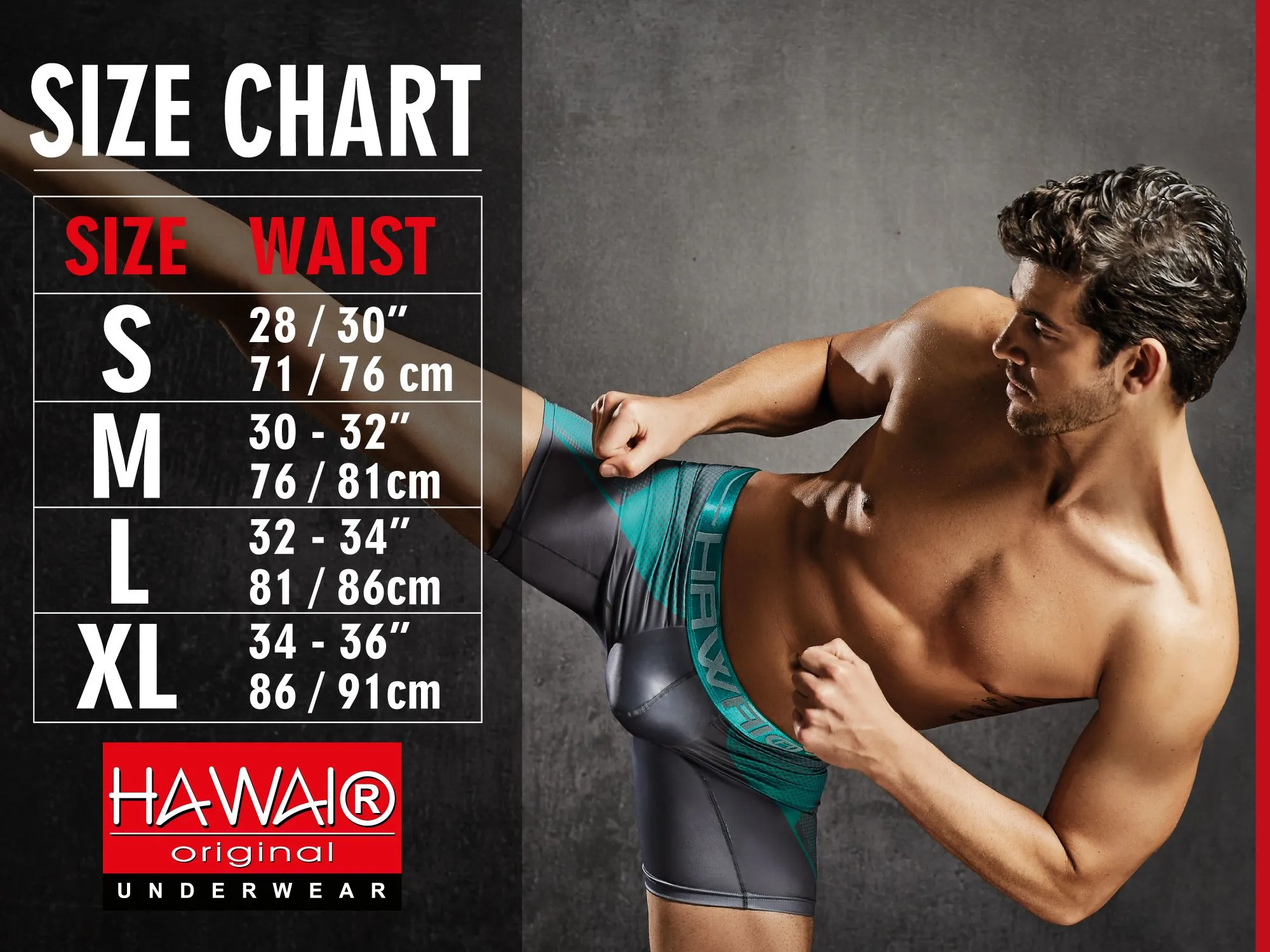 Clothing_Hawair_Mens Underwear HAWAI 42380 Printed Briefs Color Black