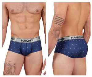 Clothing_Hawair_Mens Underwear HAWAIR 42480 Printed Microfiber Briefs Color Blue