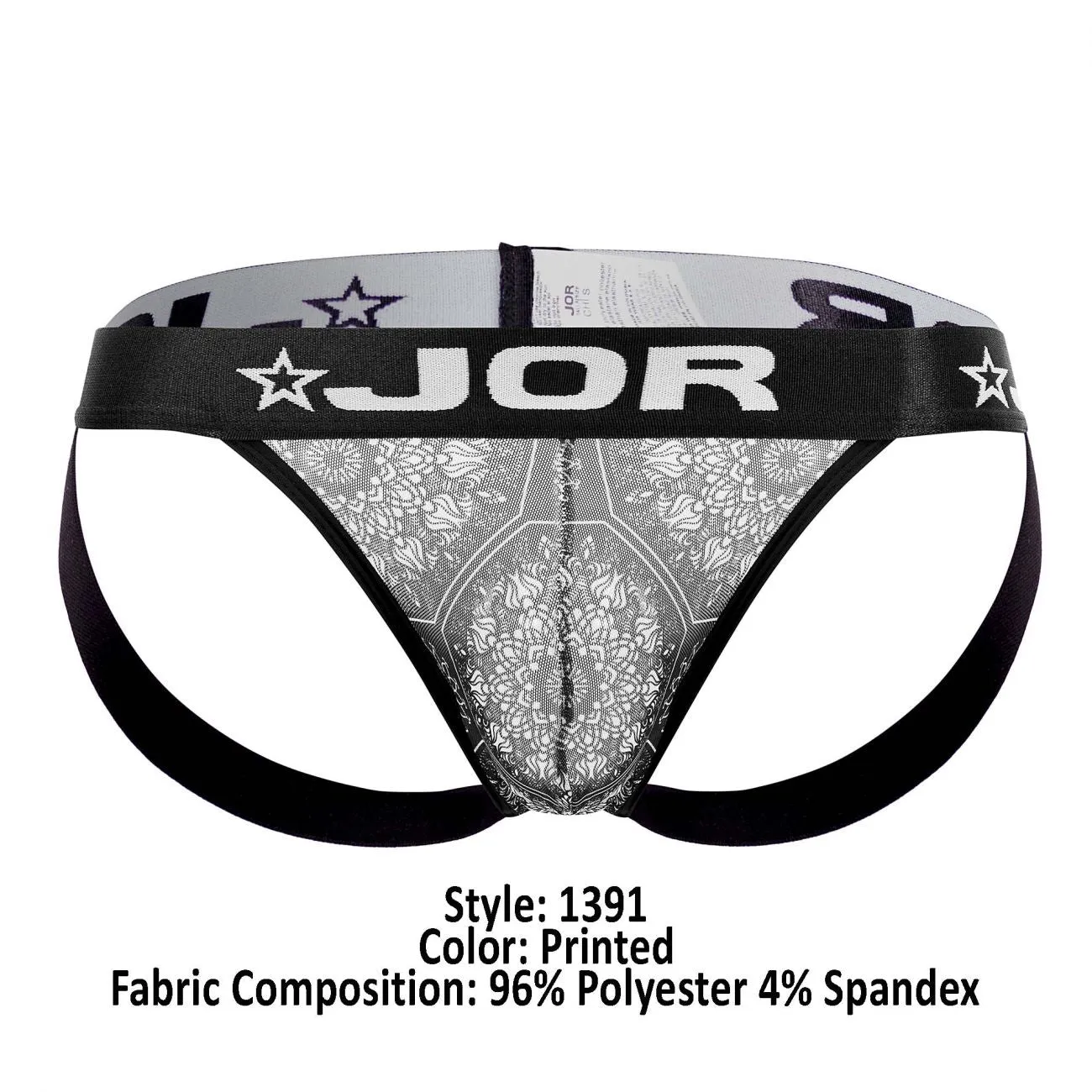Clothing_Jor_Mens Underwear JOR 1391 Night Jockstrap Color Printed