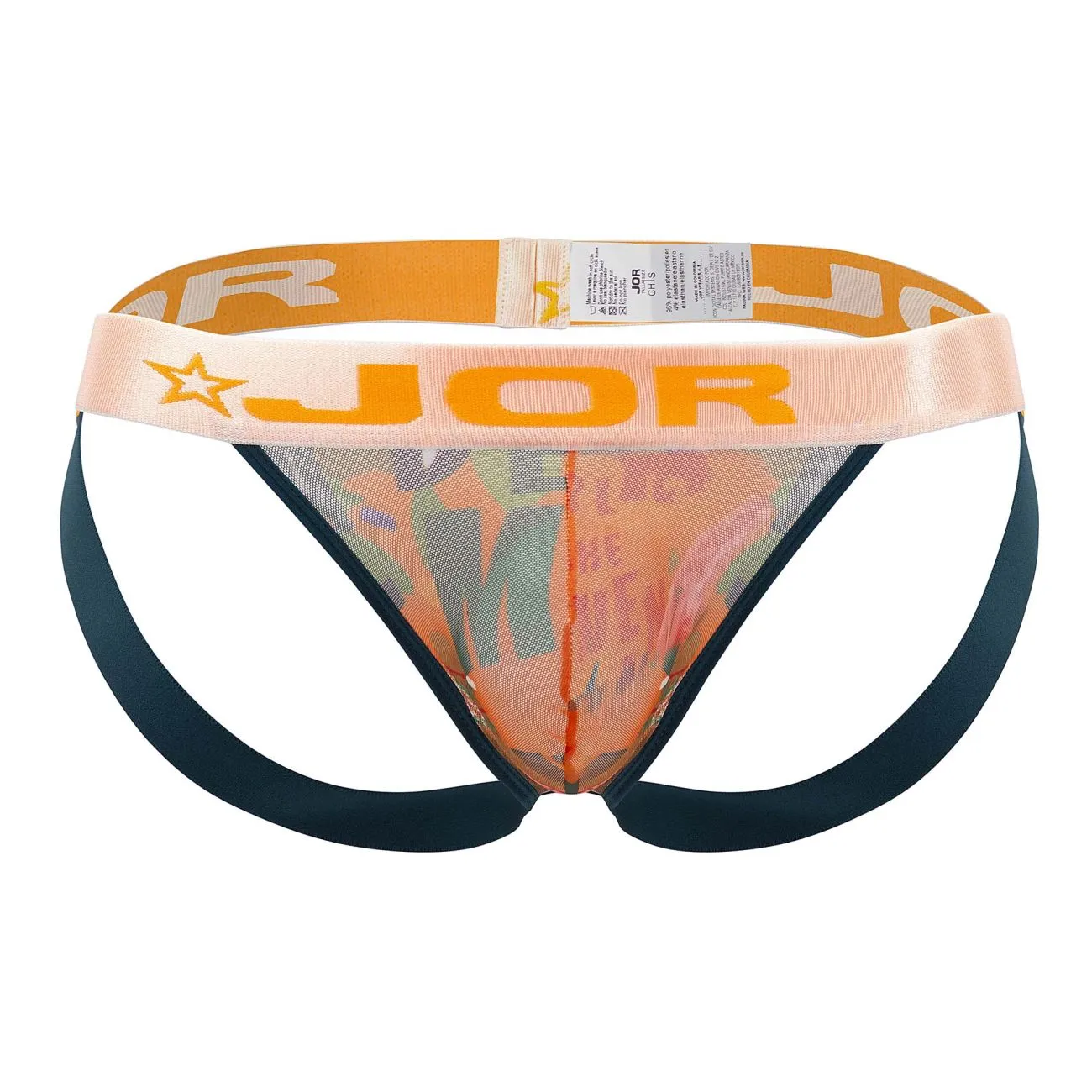 Clothing_Jor_Mens Underwear JOR 1645 DF Jockstrap Color Printed