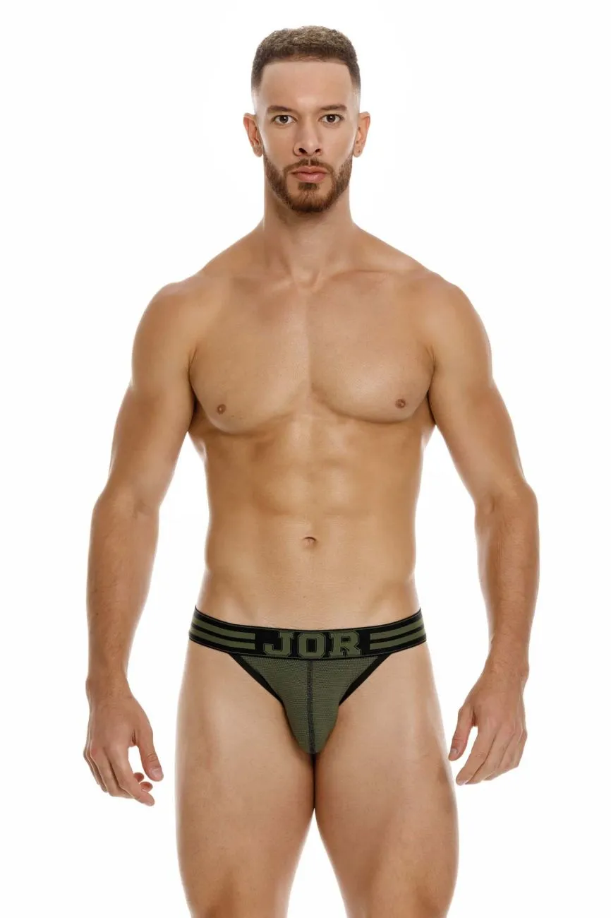 Clothing_Jor_Mens Underwear JOR 1946 College Jockstrap Color Green
