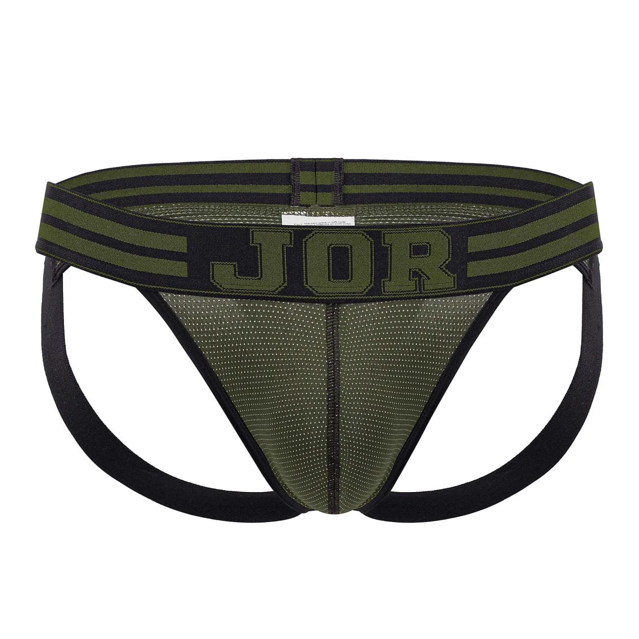Clothing_Jor_Mens Underwear JOR 1946 College Jockstrap Color Green