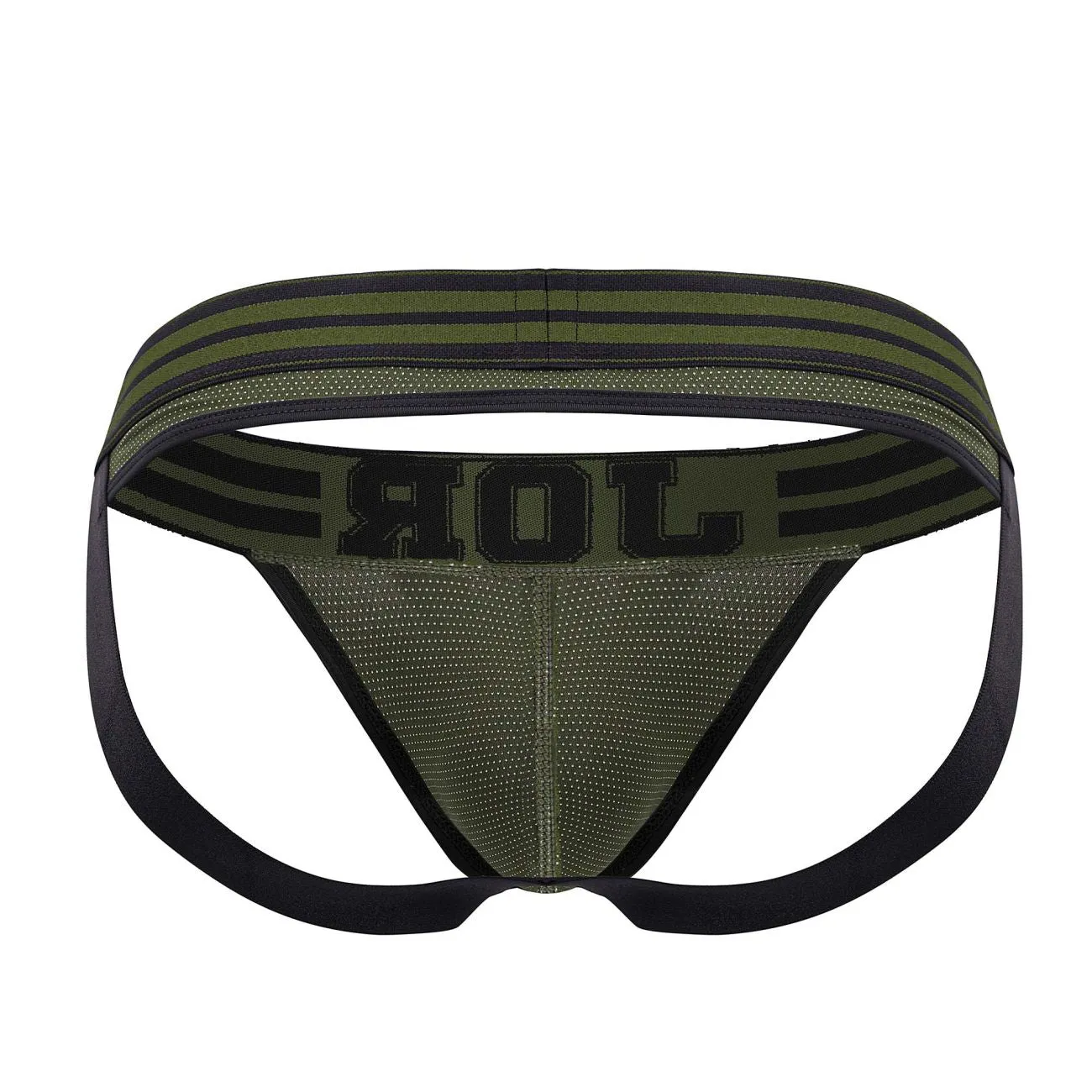 Clothing_Jor_Mens Underwear JOR 1946 College Jockstrap Color Green