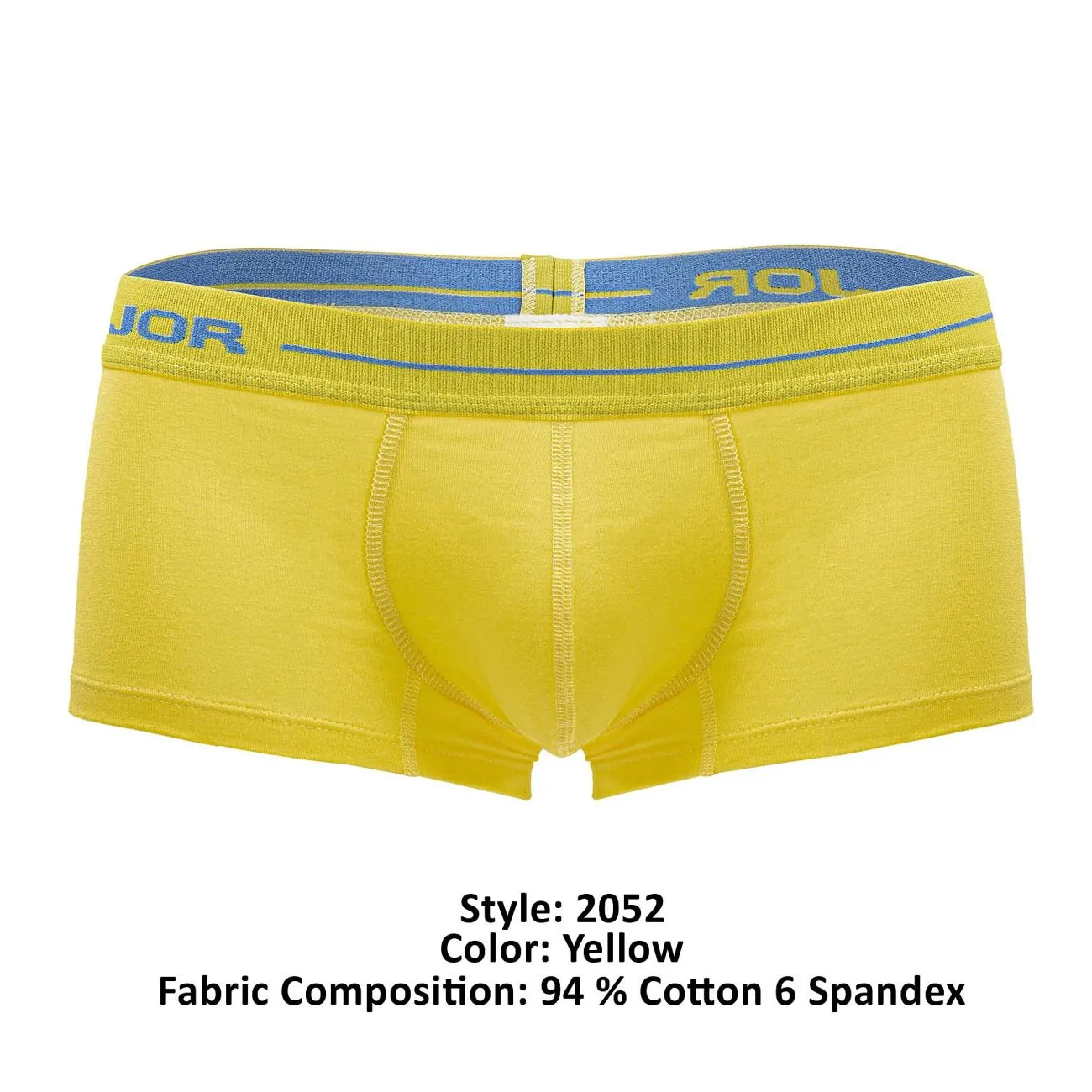 Clothing_Jor_Mens Underwear JOR 2052 Daily Trunks Color Yellow