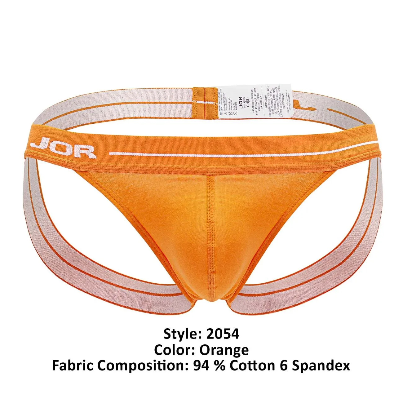 Clothing_Jor_Mens Underwear JOR 2054 Daily Jockstrap Color Orange